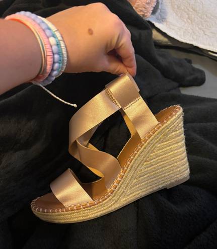 Gold Wedges Size 10