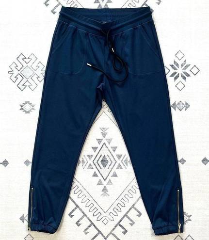 Zyia Active Navy Blue Everywhere Zipper Joggers