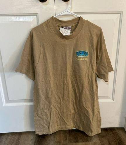 Ron Jon NWT  Surf Shop Tan Graphic Shirt Size L