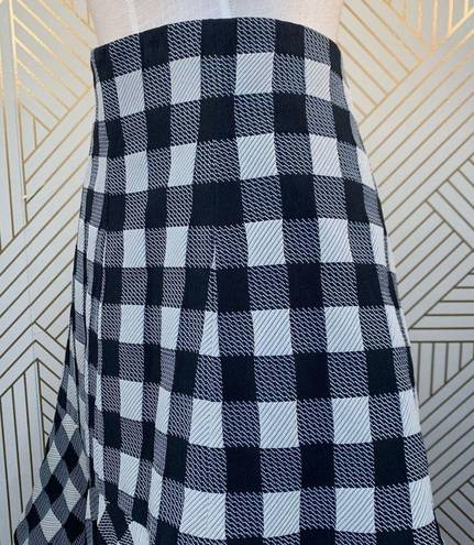 Tracy Reese  New York Gingham Flare Skirt