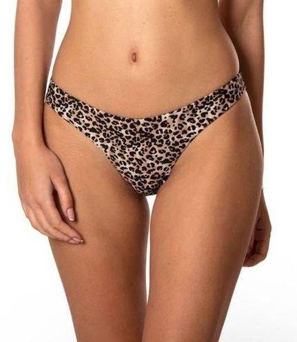 Relleciga  | leopard animal print cheeky bikini bottoms small