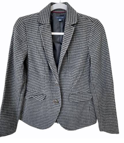 Tommy Hilfiger Wool Houndstooth Blazer