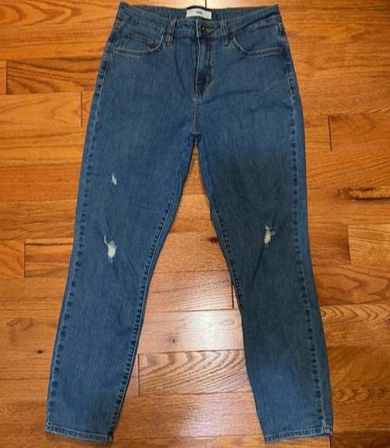 Vans distressed straight leg jeans 29”