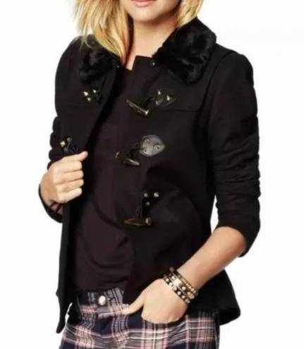 Juicy Couture Wool Toggle Winter Jacket