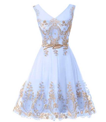 Milano Formals Cinderella Powder Blue Homecoming Dress