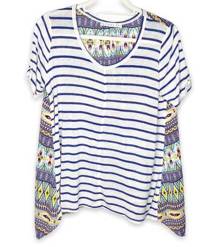 Potter’s Pot Potter's Pot Aztec Striped Shirt Medium