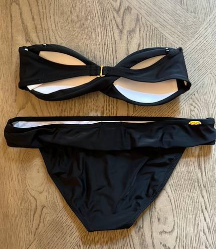 Jessica Simpson Black Bikini Strapless