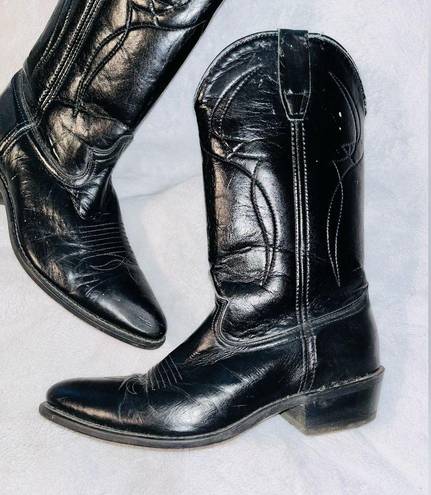 Dingo  Western Black Leather Boots sz 10