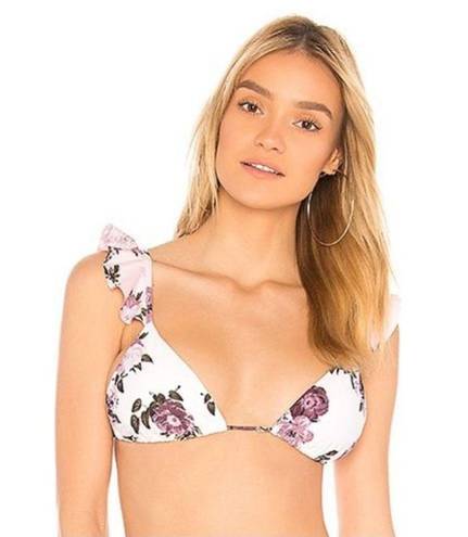 Agua Bendita  Pink and Purple Floral Bikini