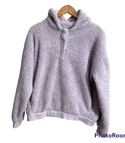 Lukka Lux lavender Sherpa lined hoodie  Size Large