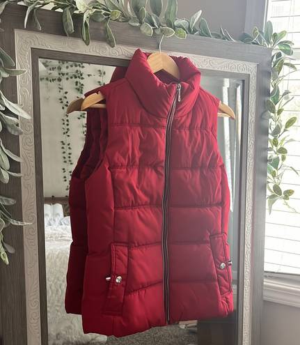 Tommy Hilfiger Red Puffer Vest