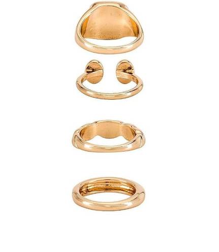 Ettika Revolve  Variety Ring Set Gold Womens Size OS