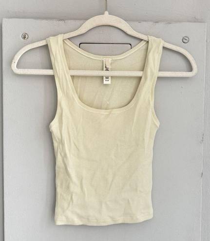 SKIMS  Bone Cotton Rib Tank