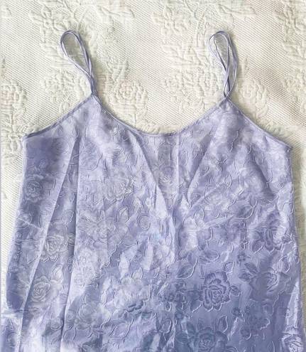 Secret Treasures  Vintage Floral Lilac Purple Chemise Nightgown Size 1X