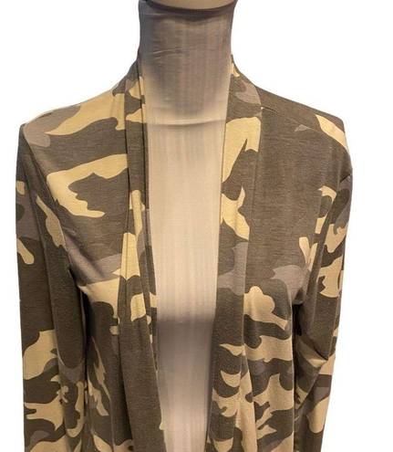 Zenana Outfitters Camo Cardigan Size 1X