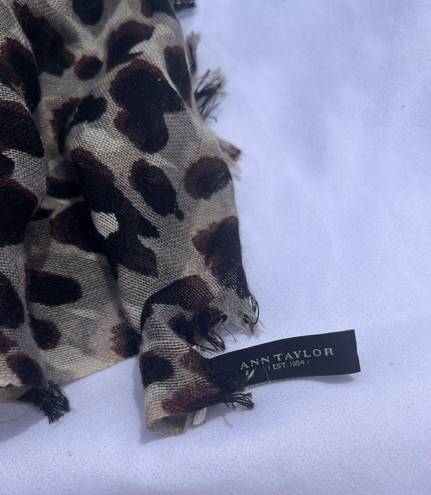 Ann Taylor Cheetah Print Scarf