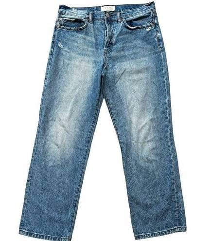 We The Free  Distressed Straight Leg Denim Medium Wash Women's Size 29