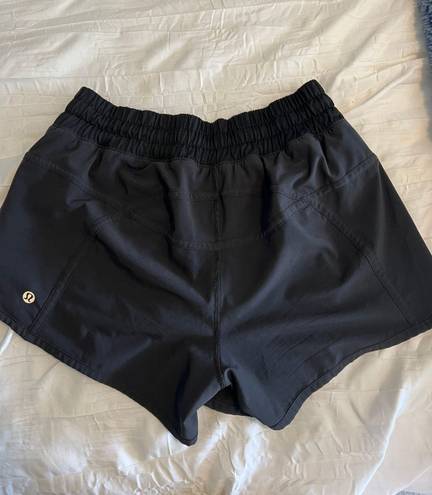 Lululemon Black  Speed Up Shorts 4”