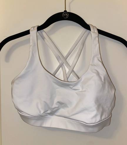 Lululemon  White Energy Sports Bra