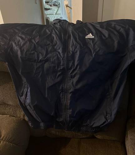 Adidas Navy Blue ‘Soccer’ Windbreaker