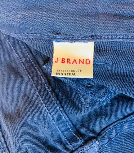 J Brand Ankle Zip Skinny Jeans in Nightfall Navy Blue 26