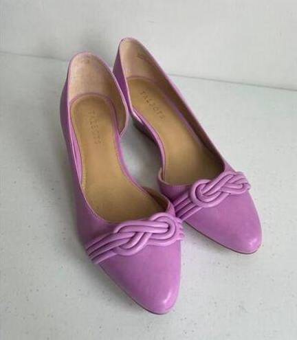 Talbots Women's  Purple Lavender Leather Wedges Size 9.5M EUC