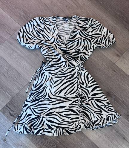 ZARA Zebra Print Dress