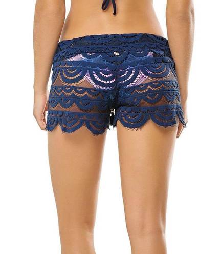 PilyQ New.  blue lace shorts.  XS/S