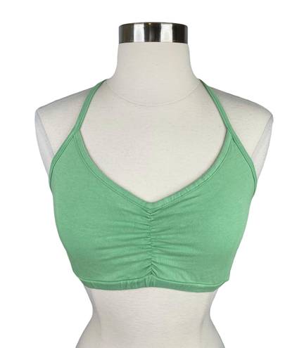 LA Made  Green Twisted Racerback Bralette