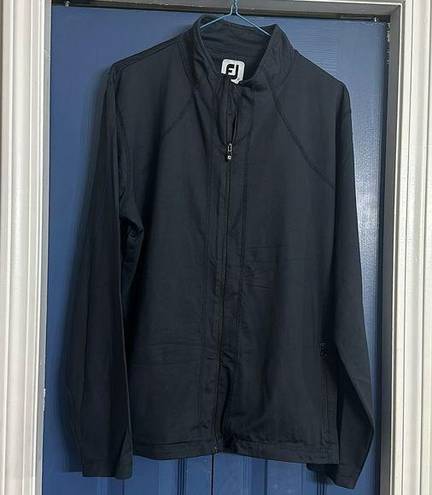 FootJoy Women’s Black  Full Zip Mid-layer Long Sleeve Jacket Size L