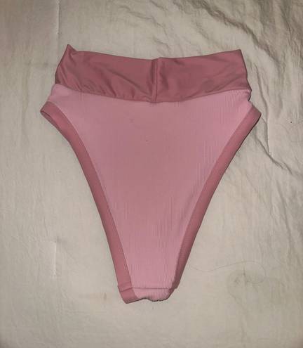 Aerie Pink High Waisted Bikini Bottoms