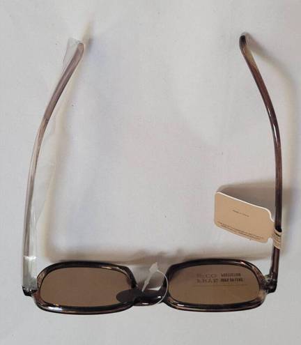 Frye NWT  and Co. Women's Brown Rectangle Sunglasses