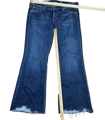 AG Adriano Goldschmied  The Belle Flare Womens 32R Dark Wash Jeans Made In USA