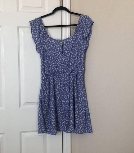 Jessica Simpson Blue Floral Summer Dress
