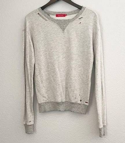 n:philanthropy  Distressed Crewneck Sweatshirt XS