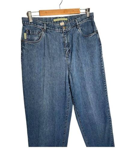 J.Jill  Jeans Womens 14T Tall Ultra High Rise Straight Classic Medium Wash Blue