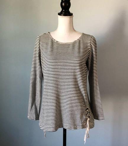 Max Studio  WEEKEND | Striped French Terry Top