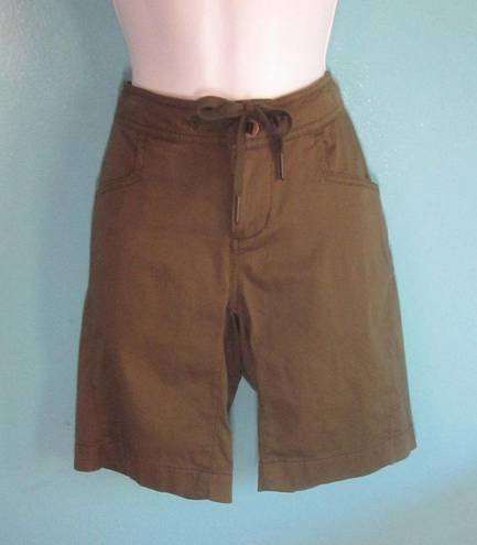 Black Diamond  Womens 4 Olive Green Shorts