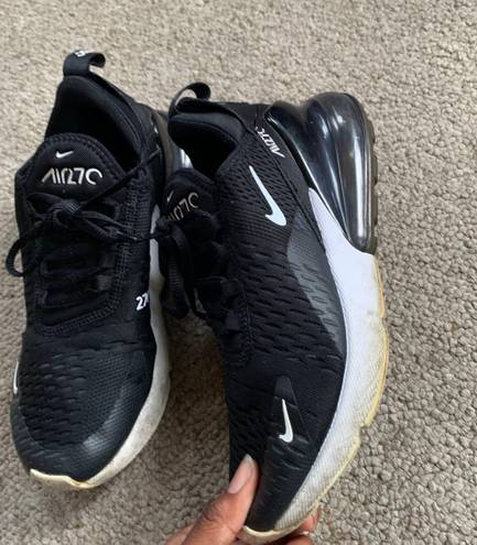 Nike Air Max 270 Black & White Sneakers