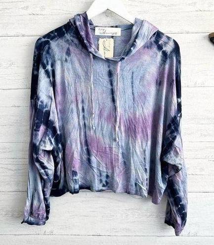 Vintage Havana  Tie Dye Cropped Hoodie Size Small NWT