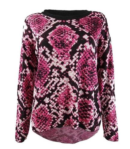 DKNY  Step- Hem Printed Sweater