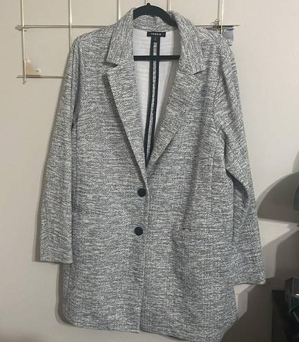 Torrid  Studio Double Knit Boyfriend longline button Blazer stretch jacket 2X