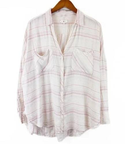 Lou & grey  | Striped Oversized Buttondown Shirt | Small