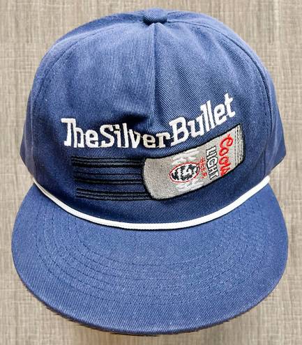 Coors The Silver Bullet Trucker Hat Blue