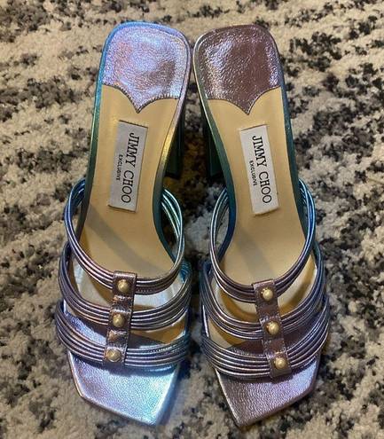 Jimmy Choo  Kayla Caged Mule Sandals size 39