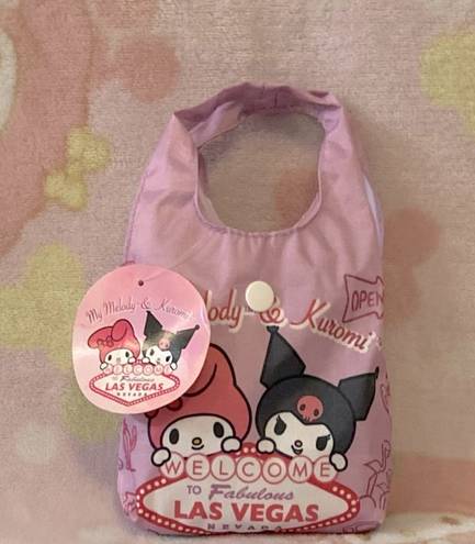 Sanrio My Melody & Kuromi Authentic  “Las Vegas” tote & mini tote, bag set (NEW)