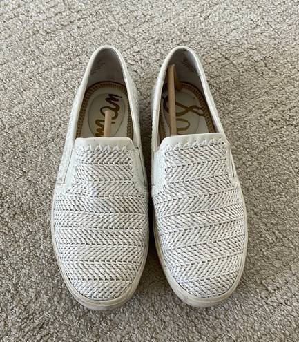 Sam Edelman White Erie Slip-On Sneakers