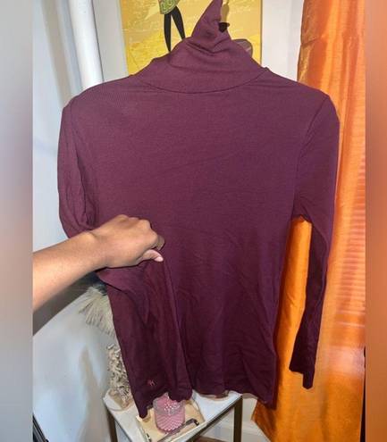 Polo Burgundy  Ralph Lauren Turtleneck Top