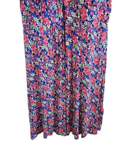 Jessica Simpson  Raven Floral Thin Strap Sweetheart Smock Tank Dress Brami Sz 1X