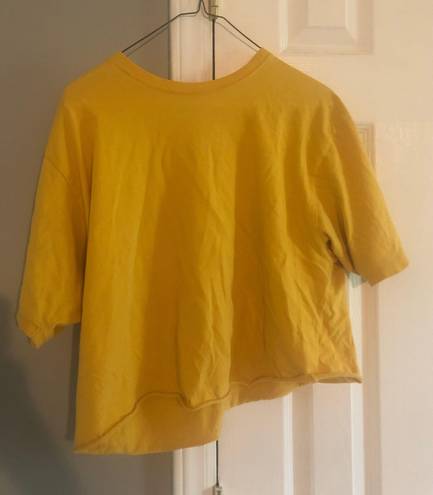 Sonoma Yellow Cropped T-Shirt